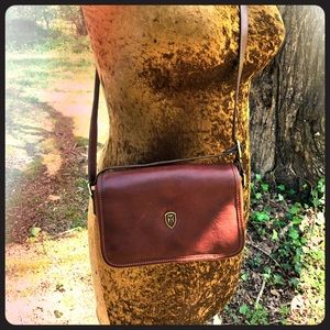 Italian Leather Cross Body Purse